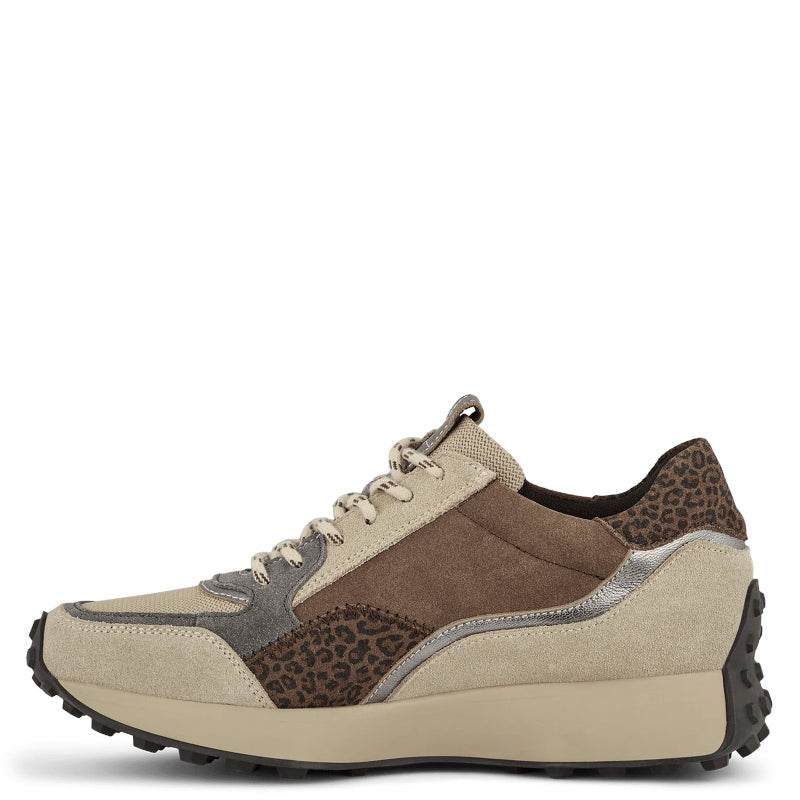 Green Comfort Carmen Callie Sneaker Dame Beige