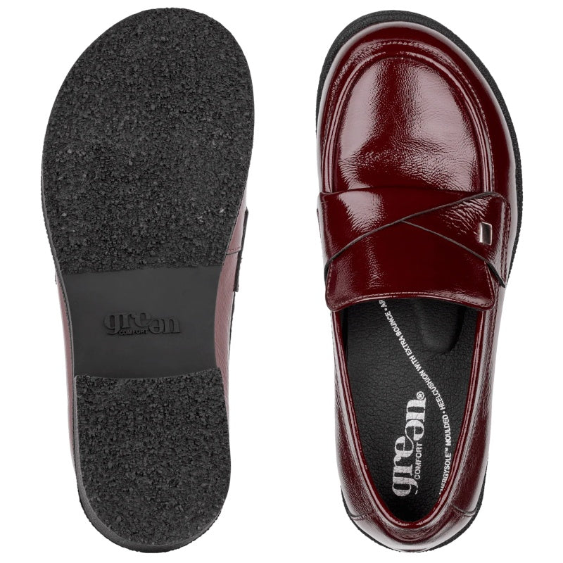Green Comfort Carolina Cilja Loafers Dame Bordeaux