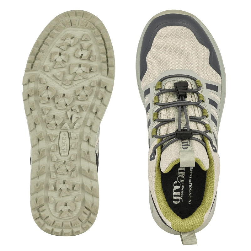 Green Comfort Track N' Trail Thea Sagde Sneaker Dame Beige