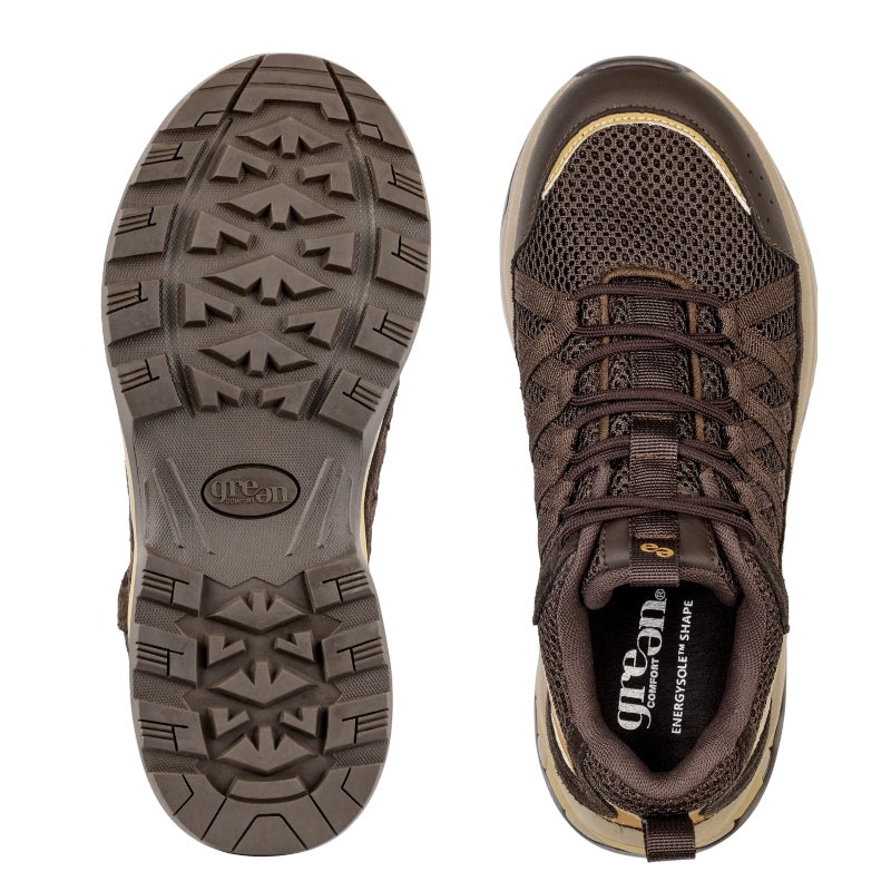 Green Comfort London Lourdes Sneaker Dame Brun