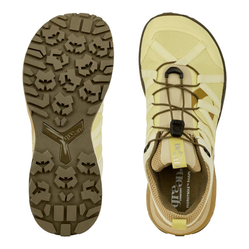 Green Comfort Trysil Thelma Sun Yellow Sneaker Dame Gul