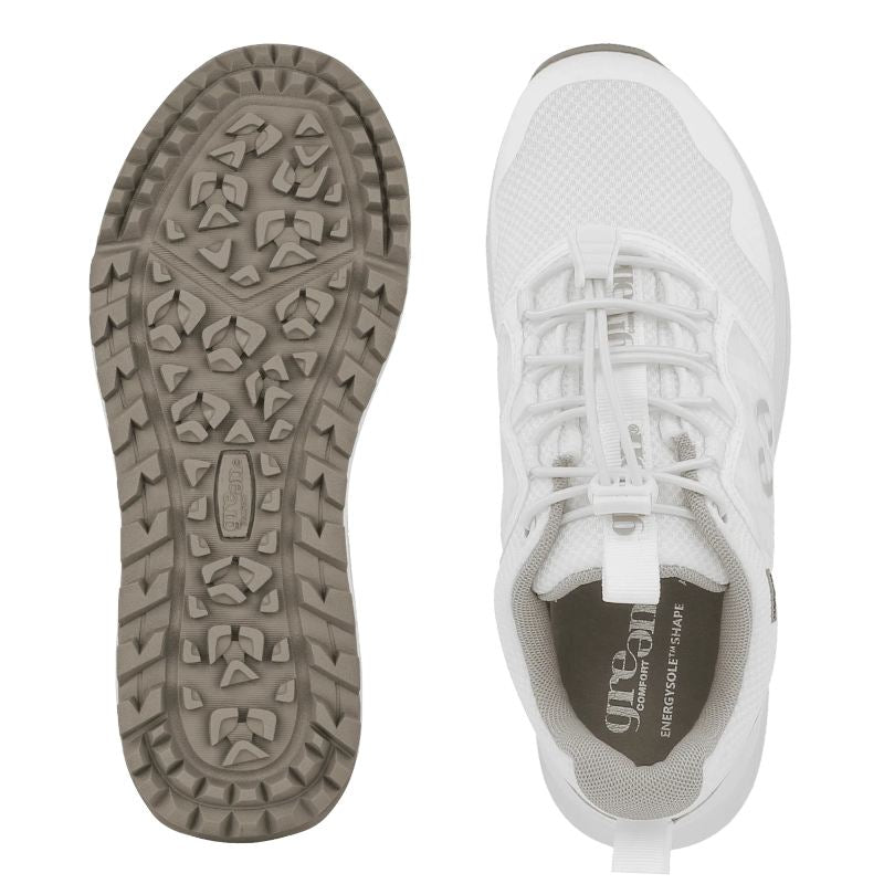 Green Comfort Track N' Trail Tora Sneaker Dame Hvid