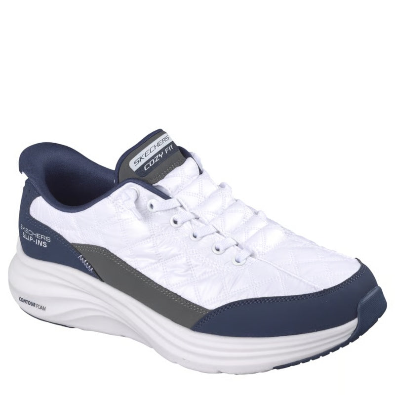 Skechers Slip-Ins: Contour Foam Cozy Fit Sneaker Herre Hvid
