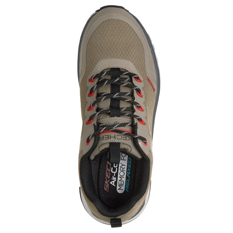 Skechers Waterproof Relaxed Fit: D'Lux Journey - Slate Peak Sneaker Herre Beige