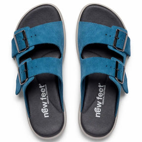 New Feet 261-47-1740 Smutter Sandal Dame Blå