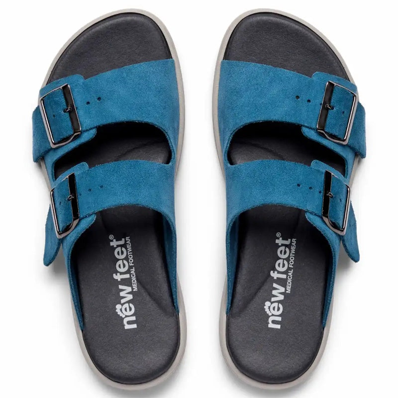 New Feet 261-47-1740 Smutter Sandal Dame Blå