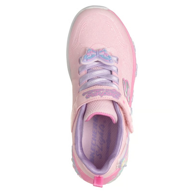 Skechers S-Lights: Butterfly Bliss Blinkesko Sneaker Børn Lyserød