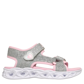 Skechers S-Lights: Heart Lights Sandal - Sugar Sparks Blinkesandal Børn Glimmer