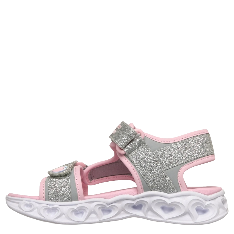 Skechers S-Lights: Heart Lights – Sugar Sparks Blinkesandal Børn Glimmer