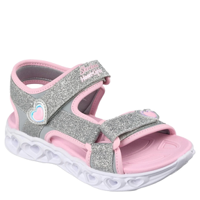 Skechers S-Lights: Heart Lights – Sugar Sparks Blinkesandal Børn Glimmer