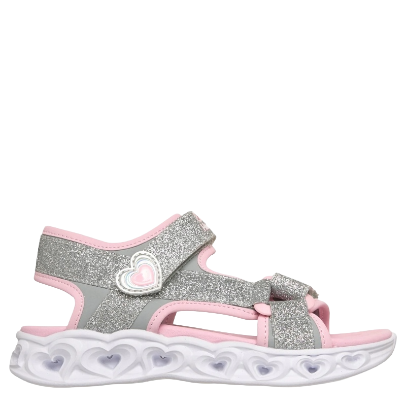 Skechers S-Lights: Heart Lights – Sugar Sparks Blinkesandal Børn Glimmer