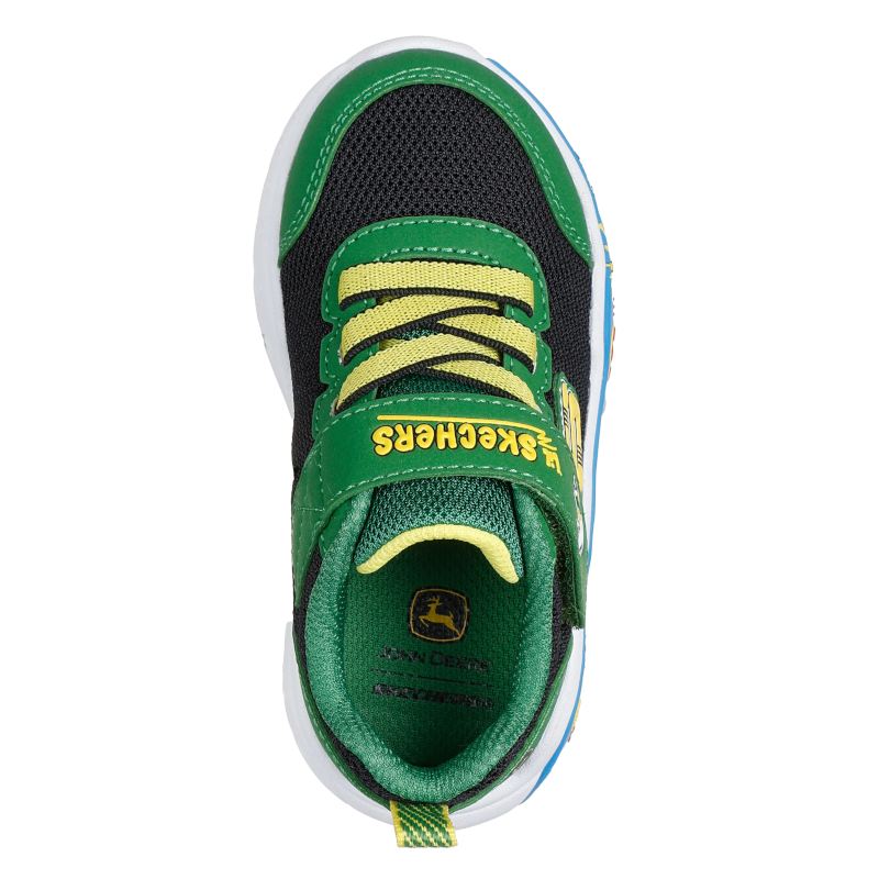 Skechers X John Deere: Play Scene - Barn-Squad Buddies! Sneaker Blinkesko Børn Grøn