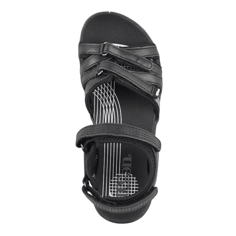 Green Comfort Corsica Caia Sandal Dame Sort