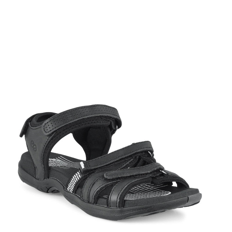 Green Comfort Corsica Caia Sandal Dame Sort