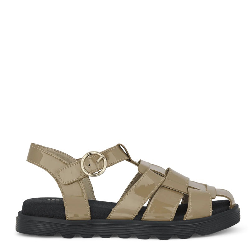 Green Comfort Allow Asa Taupe Sandal Dame Brun