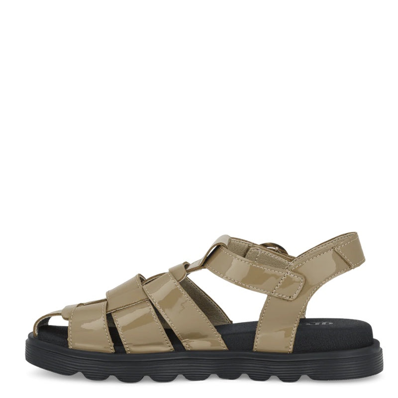 Green Comfort Allow Asa Taupe Sandal Dame Brun