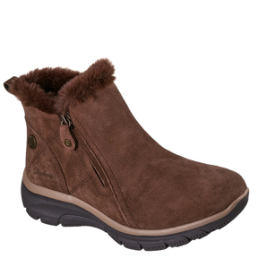 Skechers Easy Going High Zip 2 Waterproof Støvle Dame Brun