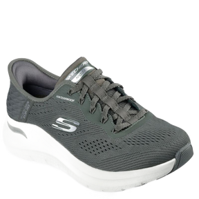 Skechers Slip-Ins: Arch Fit 2.0 - Morning Mist Waterproof Sneaker Dame Grøn