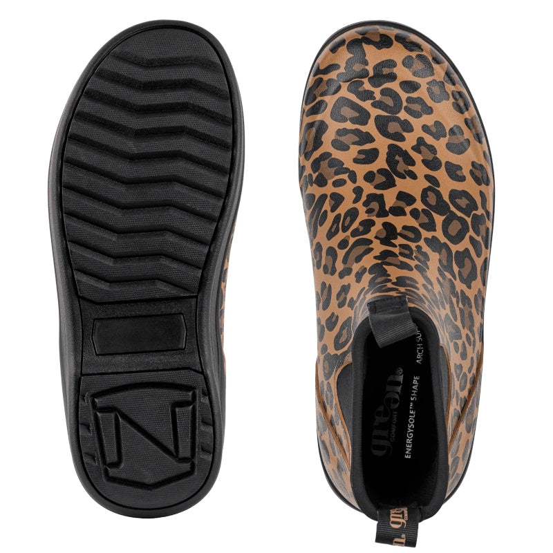 Green Comfort Rain Rafaell Gummistøvle Dame Leopard