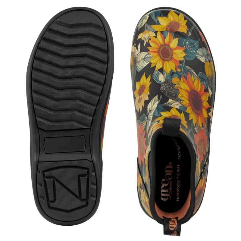 Green Comfort Rafaell Sunflower Gummistøvle Dame Multi Blomster