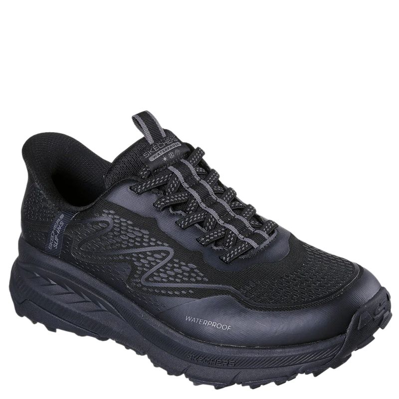 Skechers Slip-ins: Switch Back - Welch Creek Waterproof Sneaker Herre Sort