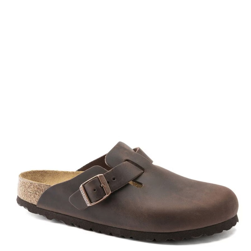 Birkenstock Boston Habana Smutter Dame Brun