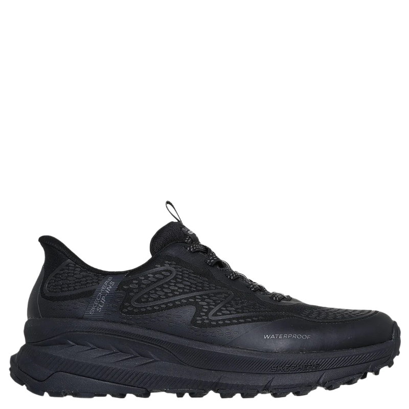 Skechers Slip-ins: Switch Back - Welch Creek Waterproof Sneaker Herre Sort