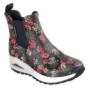 Skechers Uno Rugged - Dancing N The Rain Gummistøvle Dame Blomter Multi