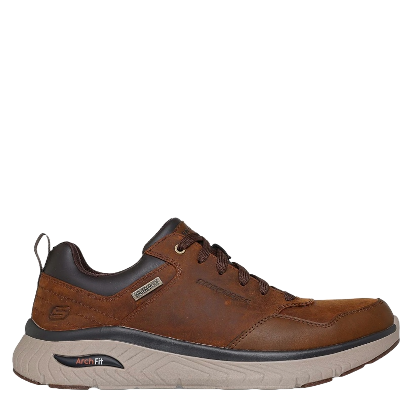 Skechers Relaxed Fit: Arch Crosser - Ronaldo Waterproof Sneaker Herre Brun