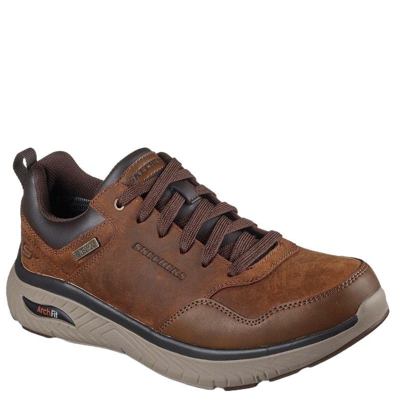 Skechers Relaxed Fit: Arch Crosser - Ronaldo Waterproof Sneaker Herre Brun