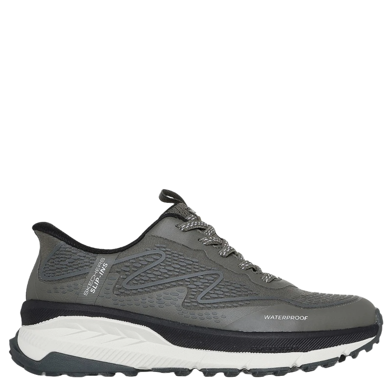 Skechers Slip-ins: Switch Back - Mist Waterproof Sneaker Dame Grøn