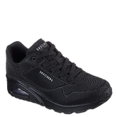 Skechers Uno Stand on Air - Shiny scale sneaker dame sort