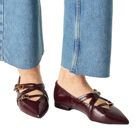 Tamaris 22160 ballerina dame rød