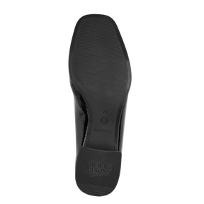 SORT LAK LOAFERS