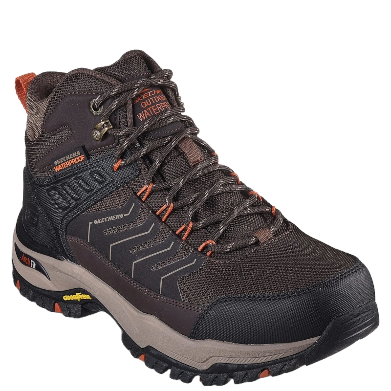 Skechers Relaxed Fit Arch Fit - Dawson Waterproof Støvle Herre Brun