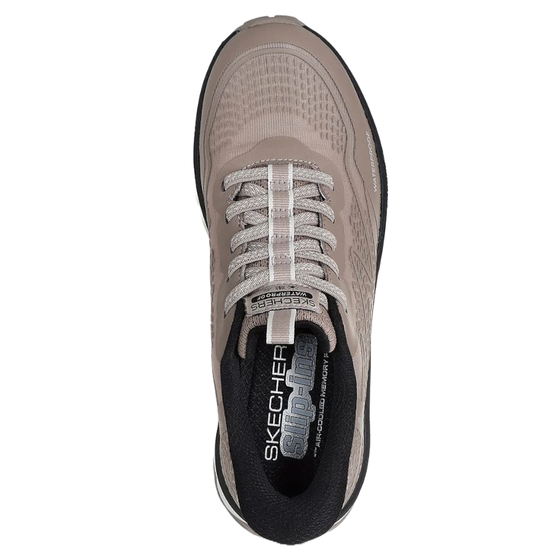 Skechers Slip-ins: Switch Back Mist Waterproof Sneakers Dame Beige