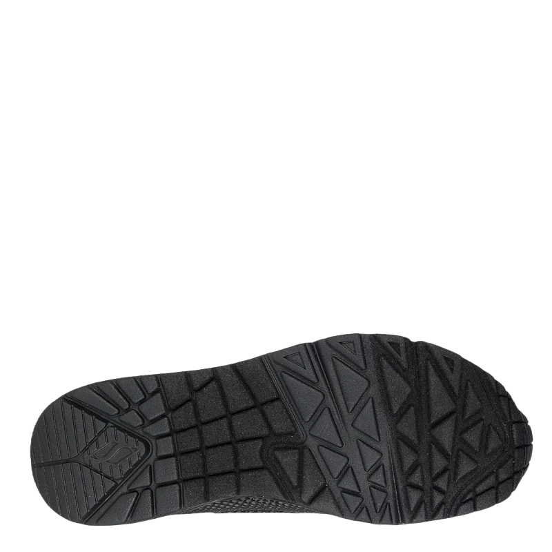 Skechers Uno Stand on Air - Shiny scale sneaker dame sort