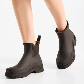 Woden Alison Waterproof Gummistøvle Dame Brun