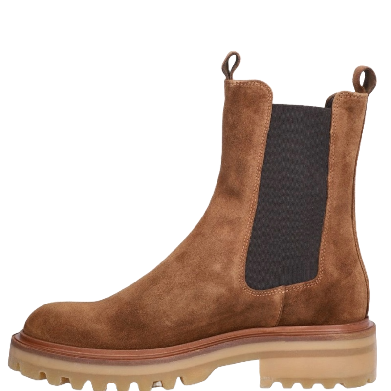 Billi Bi Chelsea Ruskindsstøvle Dame Cognac