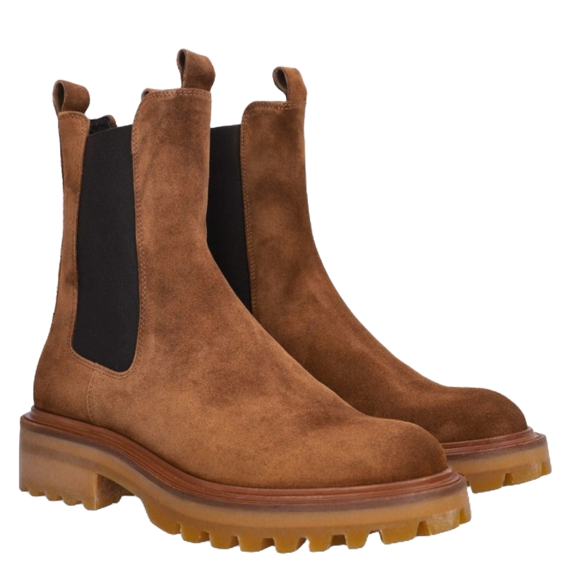 Billi Bi Chelsea Ruskindsstøvle Dame Cognac