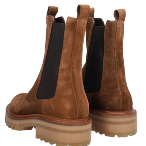 Billi Bi Chelsea Ruskindsstøvle Dame Cognac
