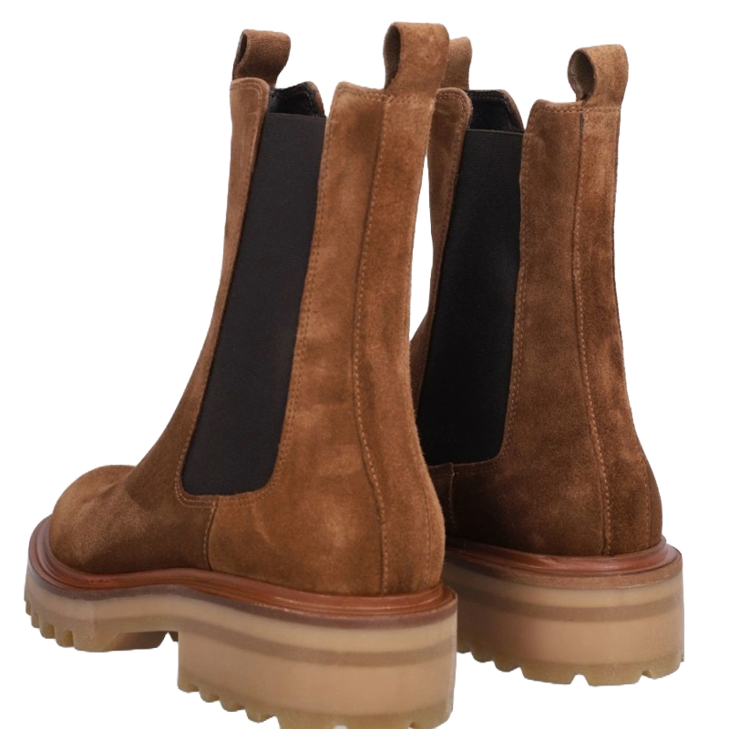 Billi Bi Chelsea Ruskindsstøvle Dame Cognac