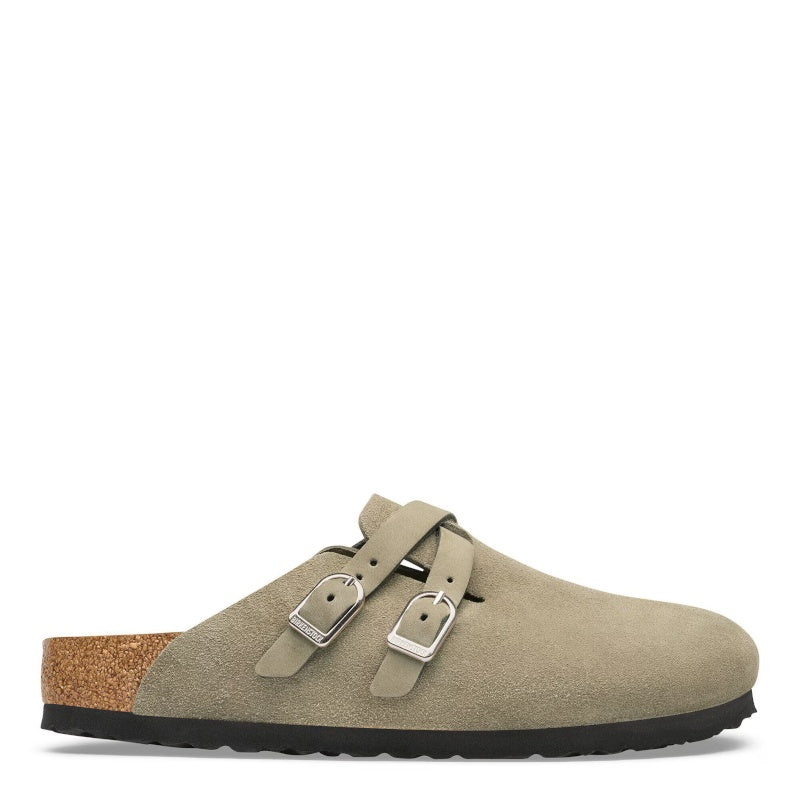 Birkenstock Blair Suede Taupe Smutter Dame Grå (Smal)