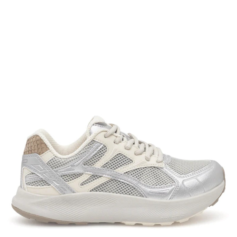 Woden Freja Runner Sea Fog Grey Sneaker Dame Sølv