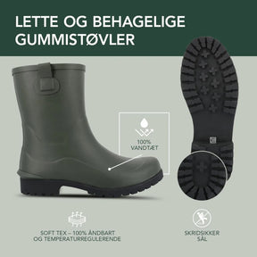 Green Comfort Storm Sophie Gummistøvle Dame Grøn