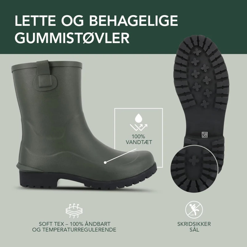 Green Comfort Storm Sophie Gummistøvle Dame Grøn
