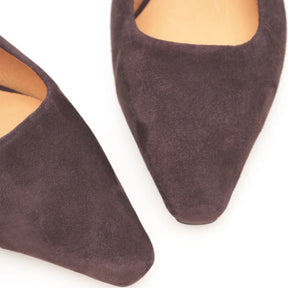 Woden Julia S Chocolate Slingback Pumps Dame Brun