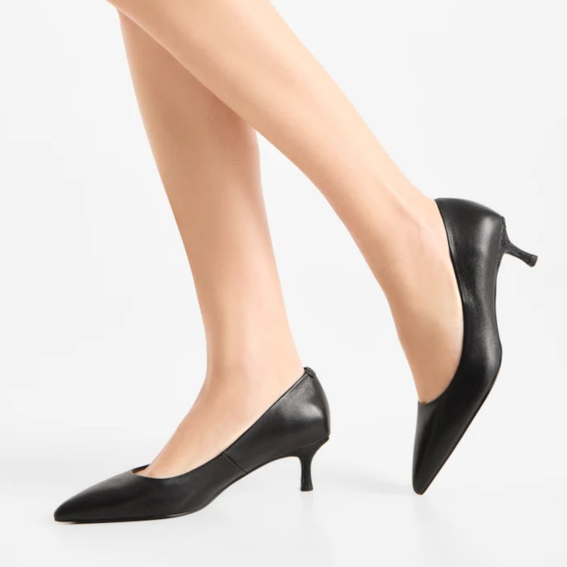 Woden Laura Low Pump Dame Sort