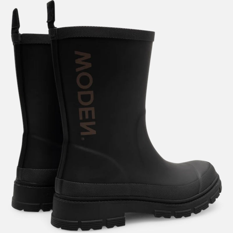 Woden Lia Waterproof Gummistøvle Dame Sort