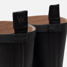 Woden Lia Waterproof Gummistøvle Dame Sort